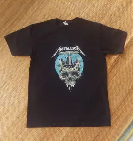 Kaos METALLICA 1981 Original 100% N.S.A Buil up Tidak ada jahit smping