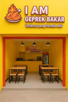 Franchise dan peluang usaha terlaris I Am Geprek Bakar