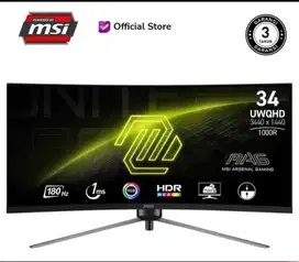 Monitor Gaming MSI MAG 345CQR 34inch WQHD 2k 180hz