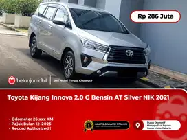 [KM 26RB] Toyota Kijang Innova 2.0 G Bensin AT Silver 2021/2022