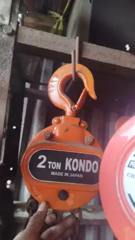 Jual katrol derek 2 ton 5 meter merek kondo