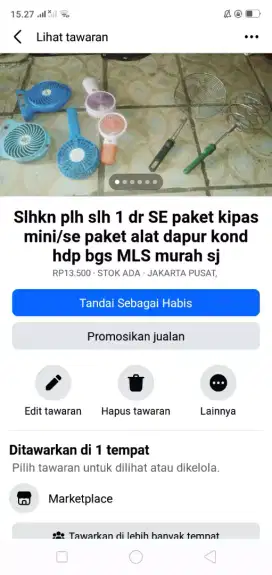 Slhkn plh slh 1 dr SE paket kipas mini atau sblh nya murah cpt dpt yah