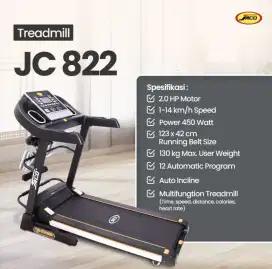 Dijual Cepat Treadmil Jaco (JC 822) Original