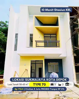 Rumah murah 2 lantai