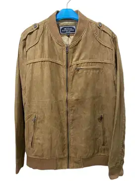 Jaket bomber suede merk G2000 men ori vintage preloved