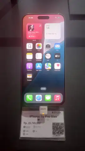 Cicilan iPhone 16 ProMax Bunga 0% Bebas 1× s.d 2× angsuran