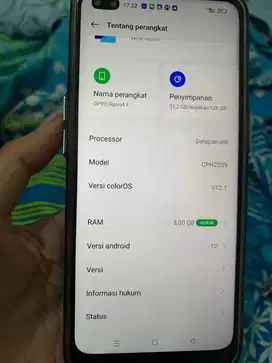 jual oppo reno 4f