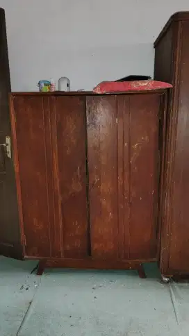 Lemari Jati, panjang sekitar 1 mtr, tinggi sekitar 150 cm