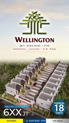 Komplek wellington jalan suka budi daerah katamso dan juanda