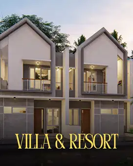 Jual Rumah villa mewah 3 kamar lebar 7 area samping apartment