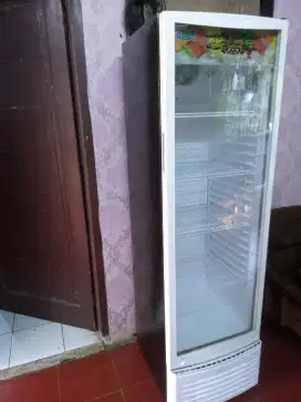 Di jual showcase pendingin minuman merk RSA 4 rak susun NORMAL DINGIN