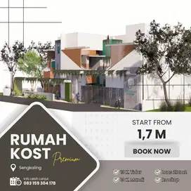 Rukos strategis UMM 3 lantai free design akses mobil