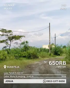 Dijual Tanah Seluas 5.323 m² Dekat Zona Industri
