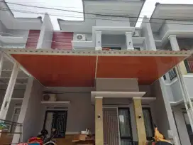 Kanopi alderon dobal layer rangka holo galpanis