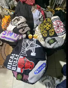 Baju bekas Hoodie thrift borongan