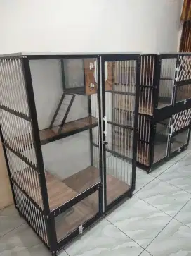 Kandang kucing aluminium