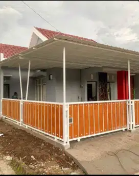 Kanopi atap alderon rangka holo galpanis