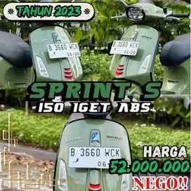 Piaggio Vespa SPRINT S 150 IGET ABS 2023 GREEN TENANCE