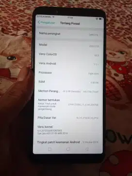 Jual Oppo F5 4/64gb