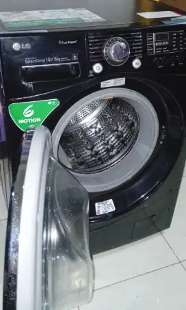 Mesin cuci frontloading merk LG 10/6kg sdh dryer jual BU
baru 9 bulan