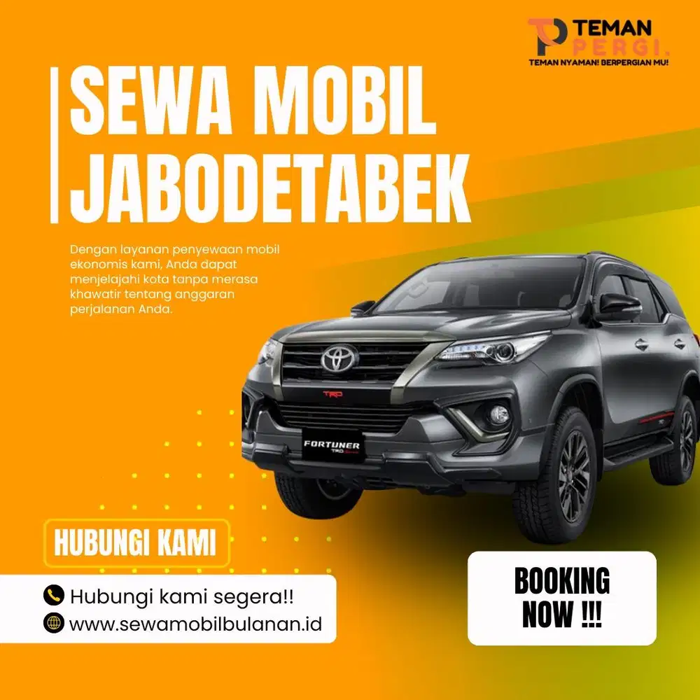 SEWA MOBIL BULANAN TERPERCAYA - PERJALANAN AMAN DAN NYAMAN! BOOK NOW!!