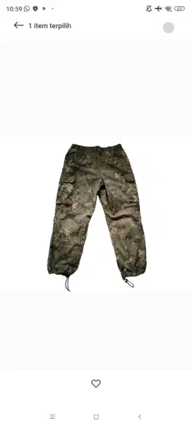 celana army military ori