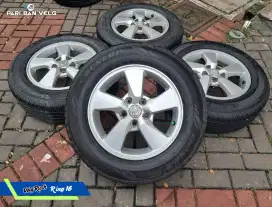 Velg Standard Toyota Rush Ring 16 
pcd. 5x114,3 Ban SAVERO/DUNLOP