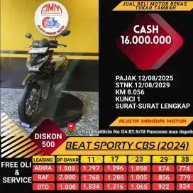 DP 1 Juta !! HONDA BEAT SPORTY CBS 2024 
F 6064 FJT