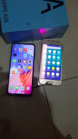 JUAL Hp SECOND Oppo a55 free samsung