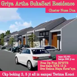Cluster Nusa Dua Rumah Mewah Strategis Tanpa DP di Sepatan