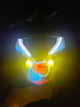 Lampu biled + d2 laser + sein alis