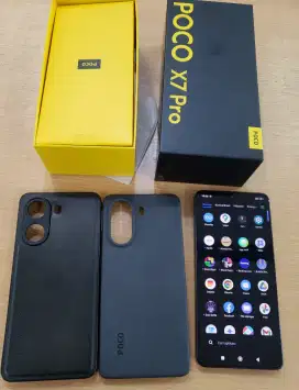 Poco X7 Pro 5G RAM 12/512GB Mulus Fullset Black battery 6000