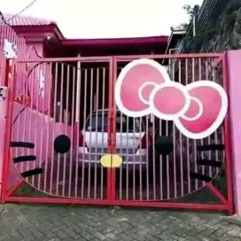 Bikin pagar tralis dlln