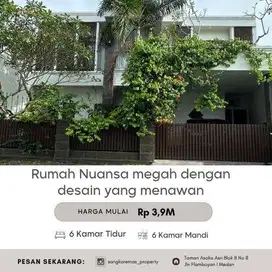 Rumah Nuansa megah dengan desain yang menawan