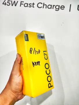 POCO C71 RAM 4+4/128 NEW SEGEL GARANSI RESMI 15 BULAN