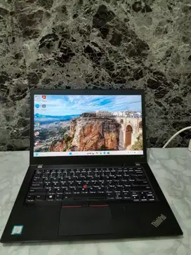 LENOVO T480S. core i5 gen8, ram 16GB, Nvme 256GB, layar 14in ips fullh