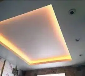 Plafon gypsum,plafon pvc,partisi skat ruangan,renovasi atap rumah,dll