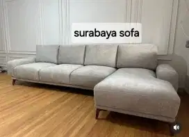 Sofa L selojor kain kmmy