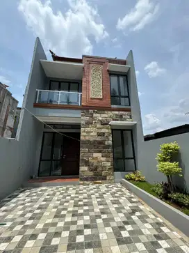 DIJUAL RUMAH CLUSTER MEWAH 2 LANTAI SIAP HUNI BISA KPR DP 0% ALL IN