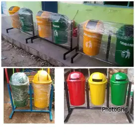 Tong sampah organik dan non organik (bs antar skitr medan)