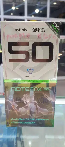 2jta'an Infinix Note 50X 5G+ ram 8gb rom 256gb