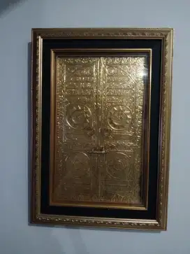 Jual hiasan dinding pintu kabah kuning