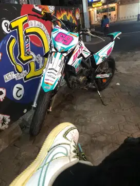 DIJUAL KAWASAKI DTX/KLX 150 TAHUN 2012 PLAT A BANTEN PAJAK OFF