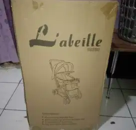 Labeille stroller classic warna biru kereta dorong bayi