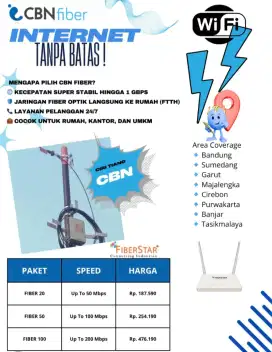 WIFI MURAH BANDUNG & SEKITARNYA