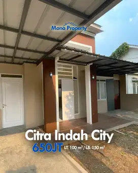 Dijual rumah di Citra indah
