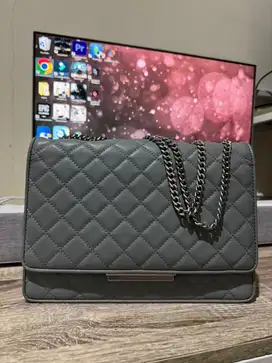 Tas charles and keith blue steel