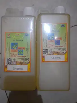 Oil Massage Bunga Jepun – 4 Botol x 1 Liter Baru! Hanya 150rb!