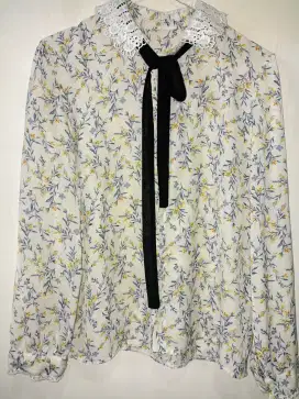BLOUSE SAILOR MOTIF KOREAN