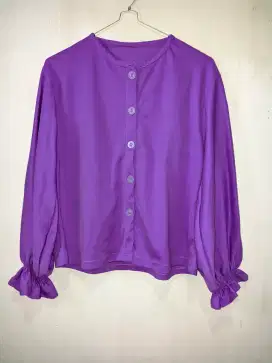 BLOUSE LILAC KOREAN